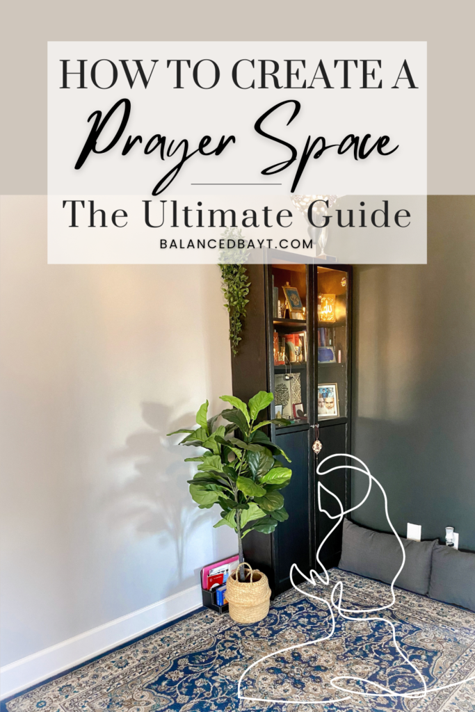 create a prayer space spiritual ramadan