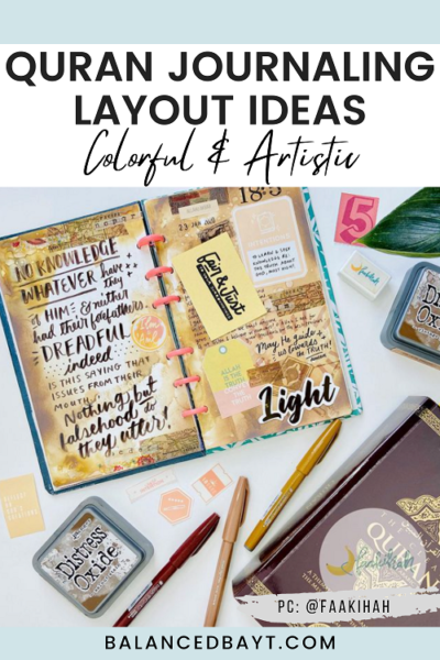 Quran Journaling Layout Ideas - 9 Gorgeous Spreads - Balanced Bayt