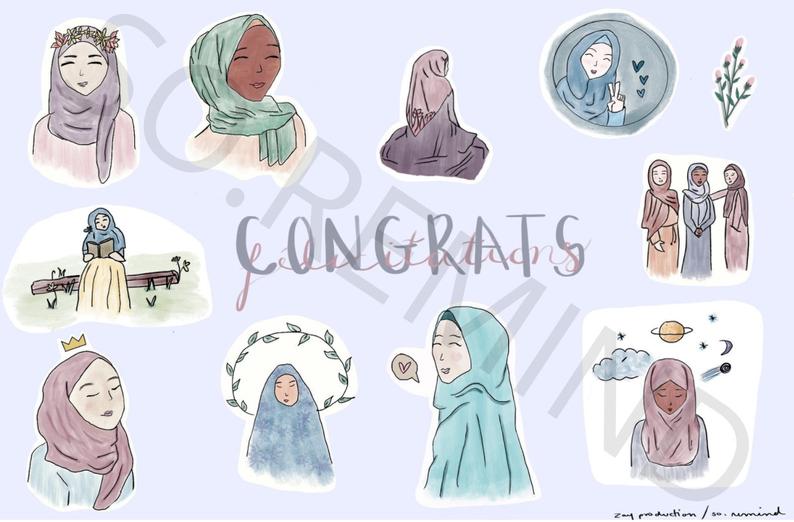 soremind hijab stickers
