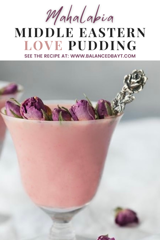 middle eastern love pudding mahalabia