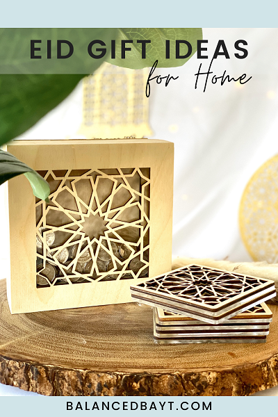 arabesque box and coasters eid gift ideas